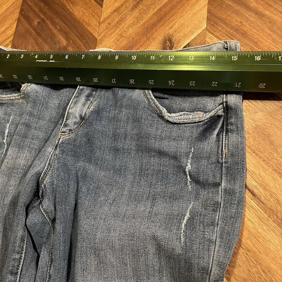 Sundance‎ Jeans Patchwork Denim Floral Tapestry Accents Womens 28 Hippie - Picture 5 of 9